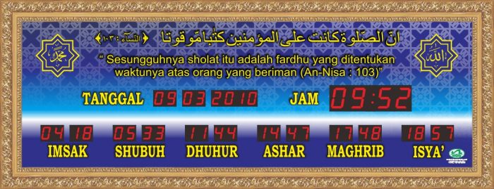 TQ-15-QB Datar Frame Emas