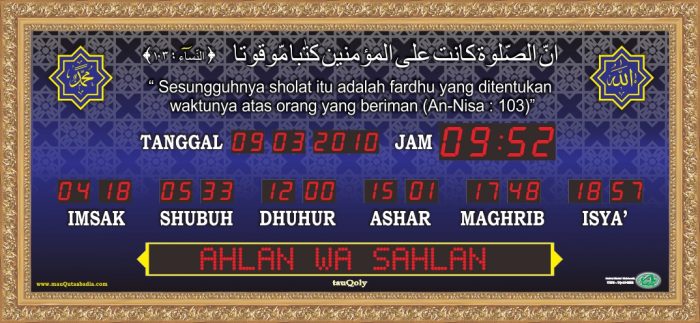 TQ-15-QB Datar Frame Emas