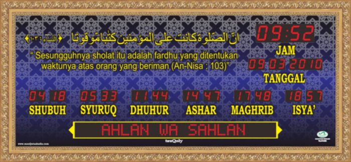 TQ-15-QB Kanan Frame Emas